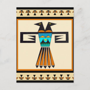 Southwest Twin Bird Head Postkarte