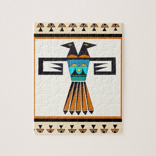 Southwest Twin Bird Head Puzzle (Vertikal)