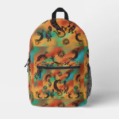SOUTHWESTERKUNST BEDRUCKTER RUCKSACK (Vorderseite)