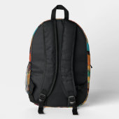 SOUTHWESTERKUNST BEDRUCKTER RUCKSACK (Rückseite)