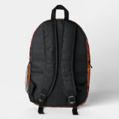 SOUTHWESTERKUNST BEDRUCKTER RUCKSACK (Rückseite)