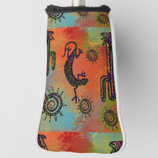 SOUTHWESTERKUNST GOLF HEADCOVER (Rotieren 90)