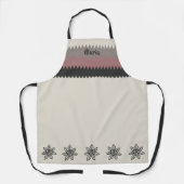 Southwestern Add Name Natural Earth Tones Schürze (Vorderseite)