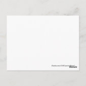 Southwestern Adobe Fireplace Hard Wood Floor Postkarte (Rückseite)