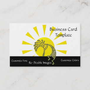 Southwestern Arizona Kokopelli Business Card Visitenkarte