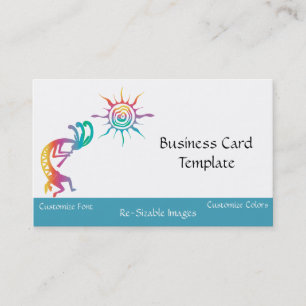 Southwestern Arizona Kokopelli Business Card Visitenkarte
