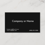 Southwestern Arizona Phoenix Visitenkarte (Rückseite)