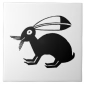 Southwestern Art Ancient Mimbres Keramik Rabbit Fliese (Vorderseite)