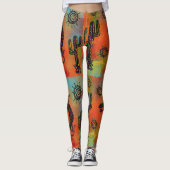 Southwestern Art Leggings (Vorderseite)