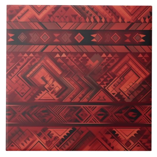 Southwestern/Aztec/Italian Designs Keramik Tile Fliese (Vorderseite)
