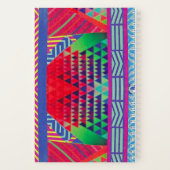 southwestern borders and triangles collage notizblock (Rückseite)