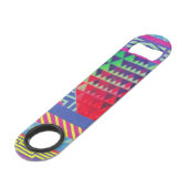 southwestern borders and triangles collage speed flaschenöffner (Rückseite Schrägansicht)