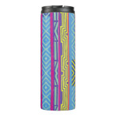 southwestern borders and triangles collage thermosbecher (Rückseite)