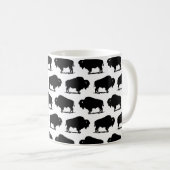 Southwestern Buffalo Pattern Rug Kaffeetasse (VorderseiteRechts)
