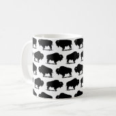 Southwestern Buffalo Pattern Rug Kaffeetasse (Vorderseite Links)
