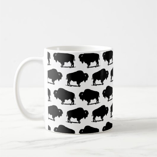 Southwestern Buffalo Pattern Rug Kaffeetasse (Links)