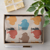 Southwestern Buffalo Pattern Rug Seidenpapier (Geschenk)