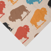Southwestern Buffalo Pattern Rug Seidenpapier (Ausschnitt)