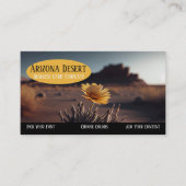 Southwestern Cactus Blume Desert Business Card Visitenkarte (Vorderseite)