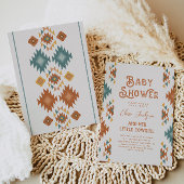 Southwestern Cowgirl Babydusche Einladung