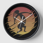 Southwestern Dancing Kokopelli Uhr (Vorderseite)