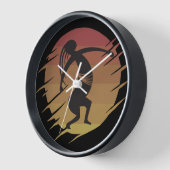 Southwestern Dancing Kokopelli Uhr (Winkel)
