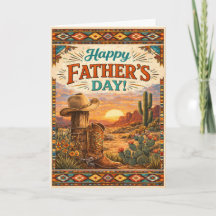 Southwestern Desert Cowboy Fathers Day