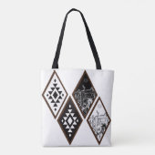 Southwestern Desert Diamond Tote Bag Tasche (Rückseite)