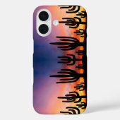 Southwestern Desert Landscape Cactus Sunrise Image Case-Mate iPhone Hülle (Rückseite)