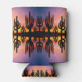 Southwestern Desert Landscape Cactus Sunrise Image Dosenkühler (Rückseite)