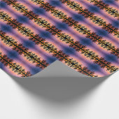 Southwestern Desert Landscape Cactus Sunrise Image Geschenkpapier (Ecke)