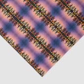 Southwestern Desert Landscape Cactus Sunrise Image Seidenpapier (Ausschnitt)