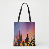 Southwestern Desert Landscape Cactus Sunrise Image Tasche (Vorderseite)