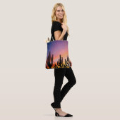 Southwestern Desert Landscape Cactus Sunrise Image Tasche (Am Model)