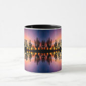 Southwestern Desert Landscape Cactus Sunrise Image Tasse (Zentrum)