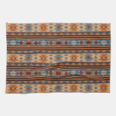 Southwestern Design Adobe Tan Grau Brown Handtuch (Horizontal)