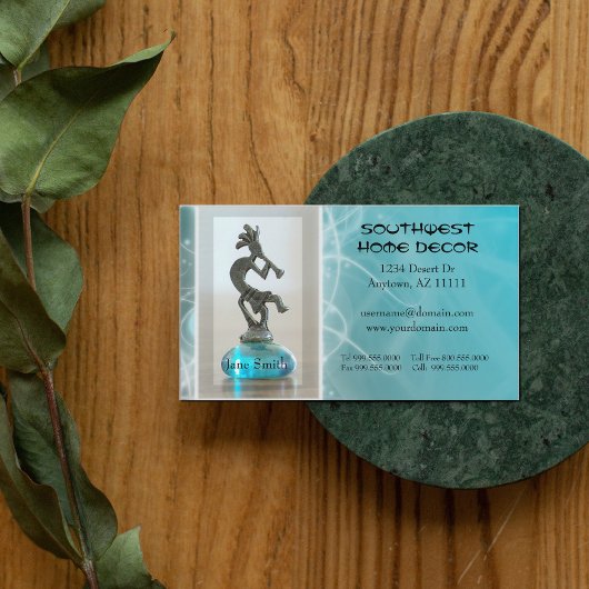 Southwestern Design Business Card Visitenkarte