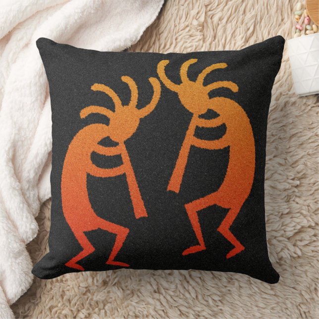 Southwestern Design Kokopelli Dekorative Kissen (Decke)