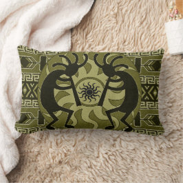 Southwestern Design Tribal Sun Kokopelli Lendenkissen
