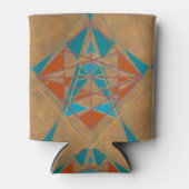 Southwestern Desk Indian Star Design Art Dosenkühler (Vorderseite)