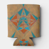 Southwestern Desk Indian Star Design Art Dosenkühler (Rückseite)