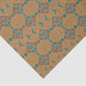 Southwestern Desk Indian Star Design Art Seidenpapier (Ausschnitt)