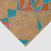 Southwestern Desk Indian Star Design Art Seidenpapier (Ausschnitt)