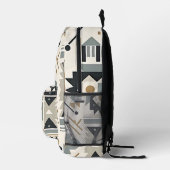 Southwestern Diamond Tribal Geometric Backpack Bedruckter Rucksack (Rechts)