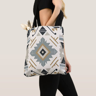 Southwestern Diamond Tribal Geometric Tote Bag Tasche