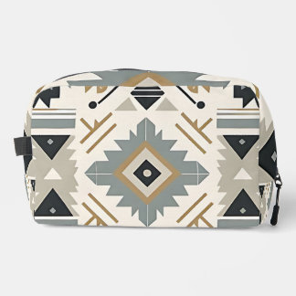 Southwestern Diamond Tribal Geometric Waschbeutel