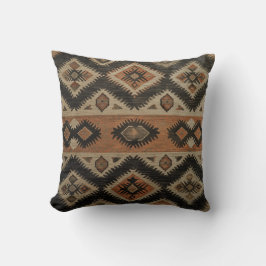 Southwestern Diamond Tribal Pillow Kissen