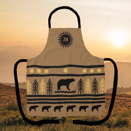 Southwestern Fall Harvest Navajo Black Bear Schürz Schürze