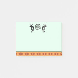 Southwestern Feather Kokopelli Notes Post-it Klebezettel
