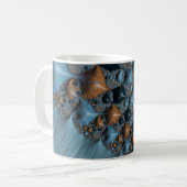 Southwestern Fraktal Art Kaffeetasse (Vorderseite Links)